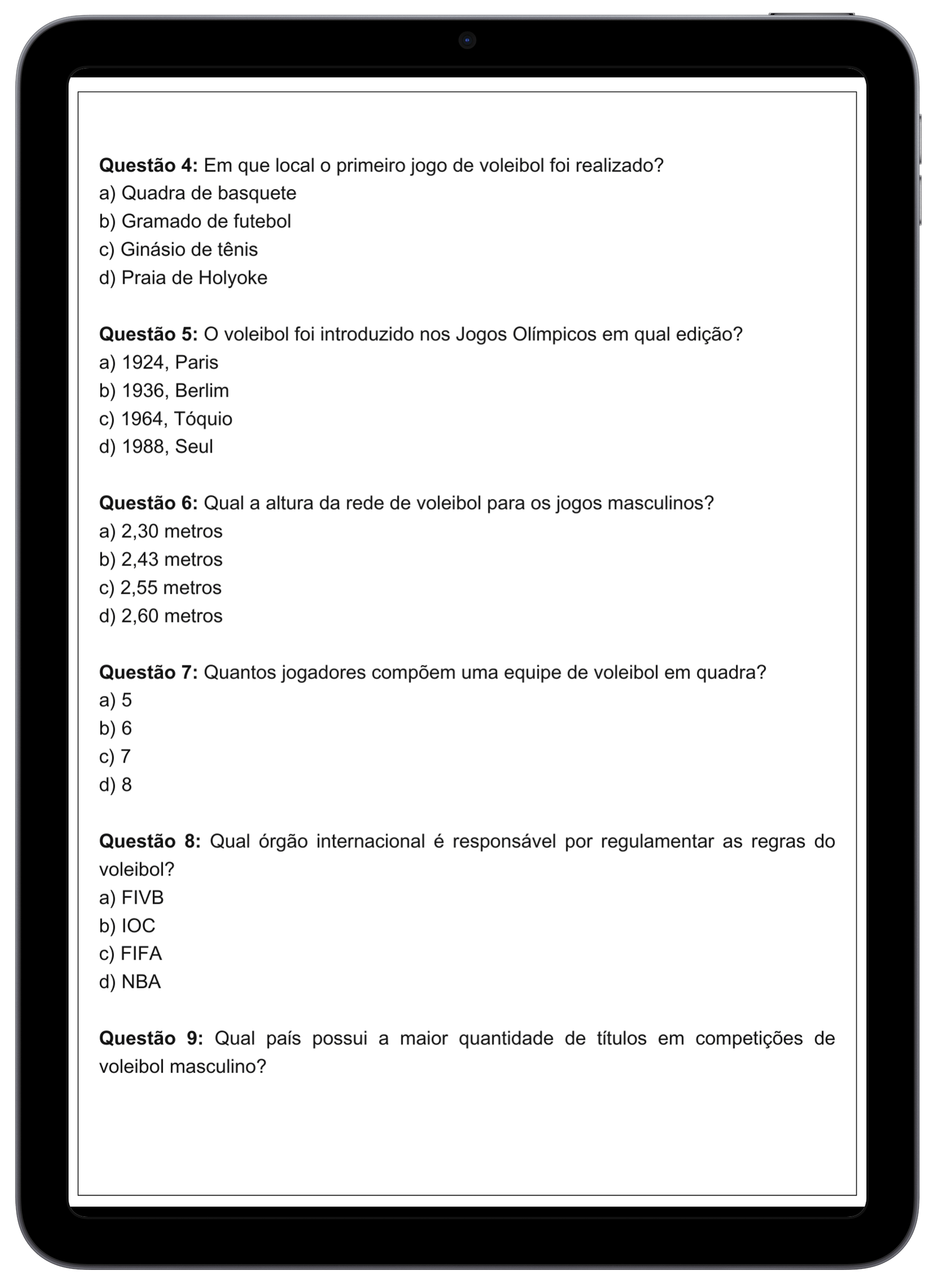 Atividade Ensino Médio