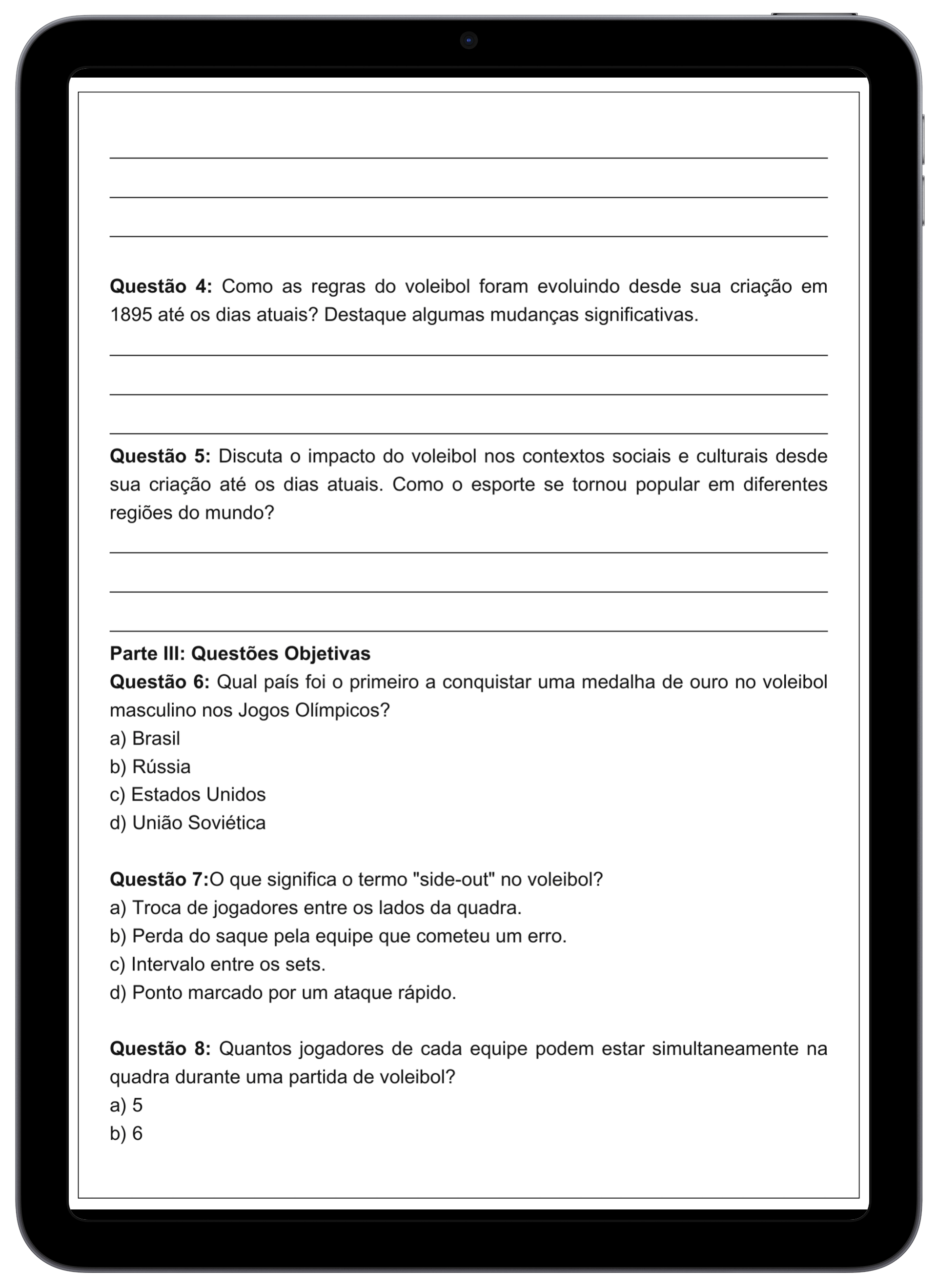Atividade Ensino Médio