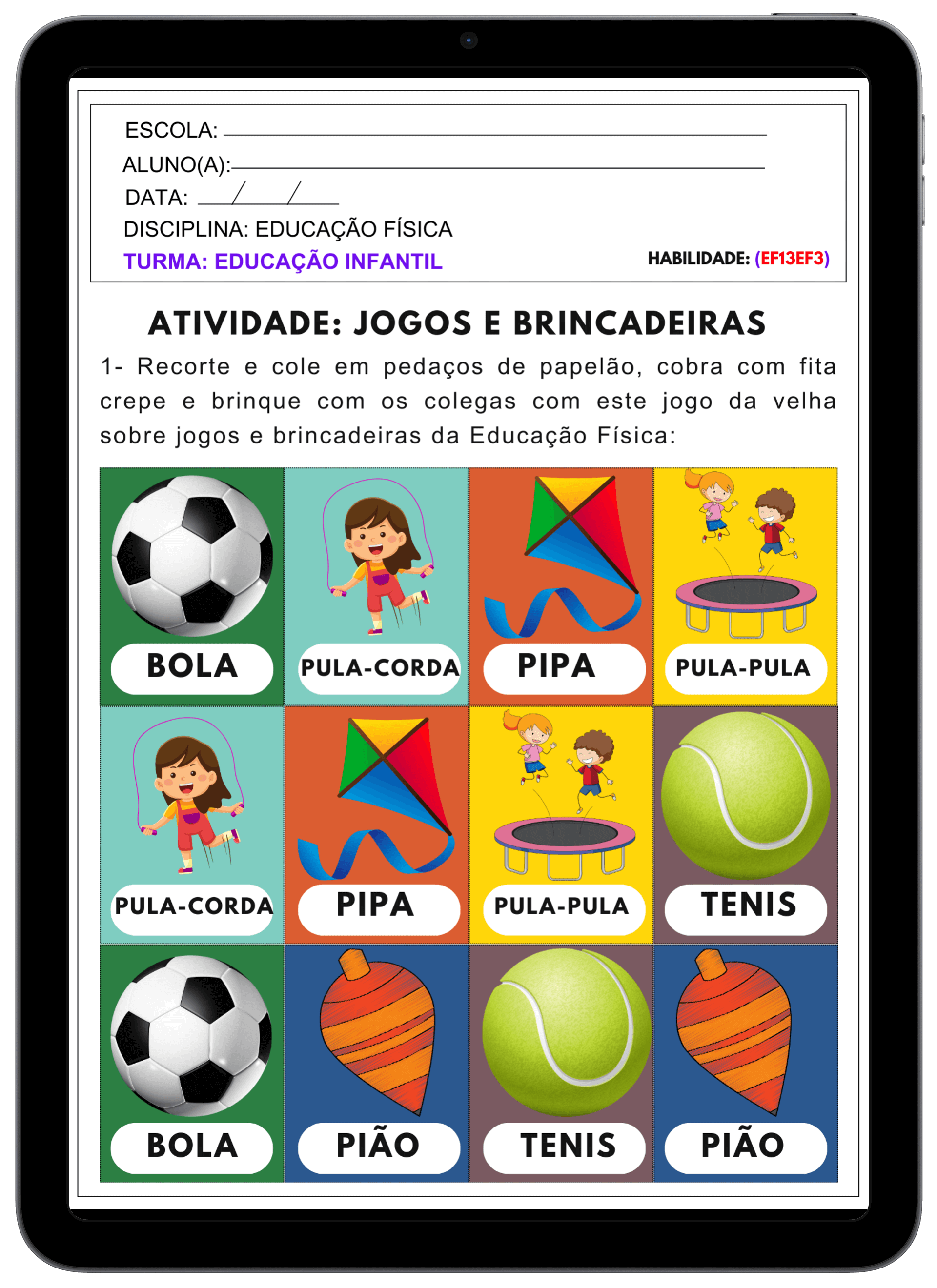 Atividades Infantil