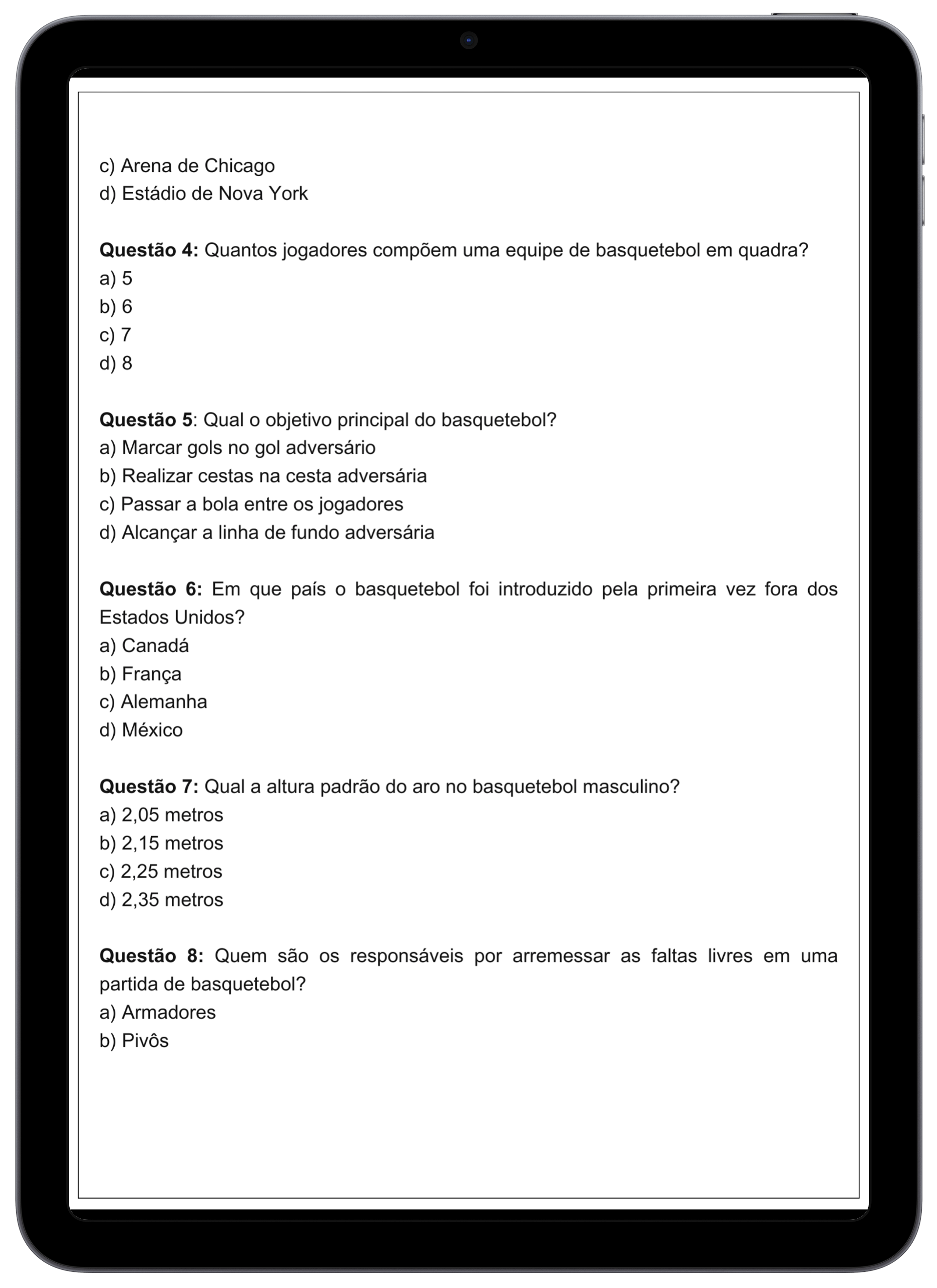 Atividade Ensino Médio