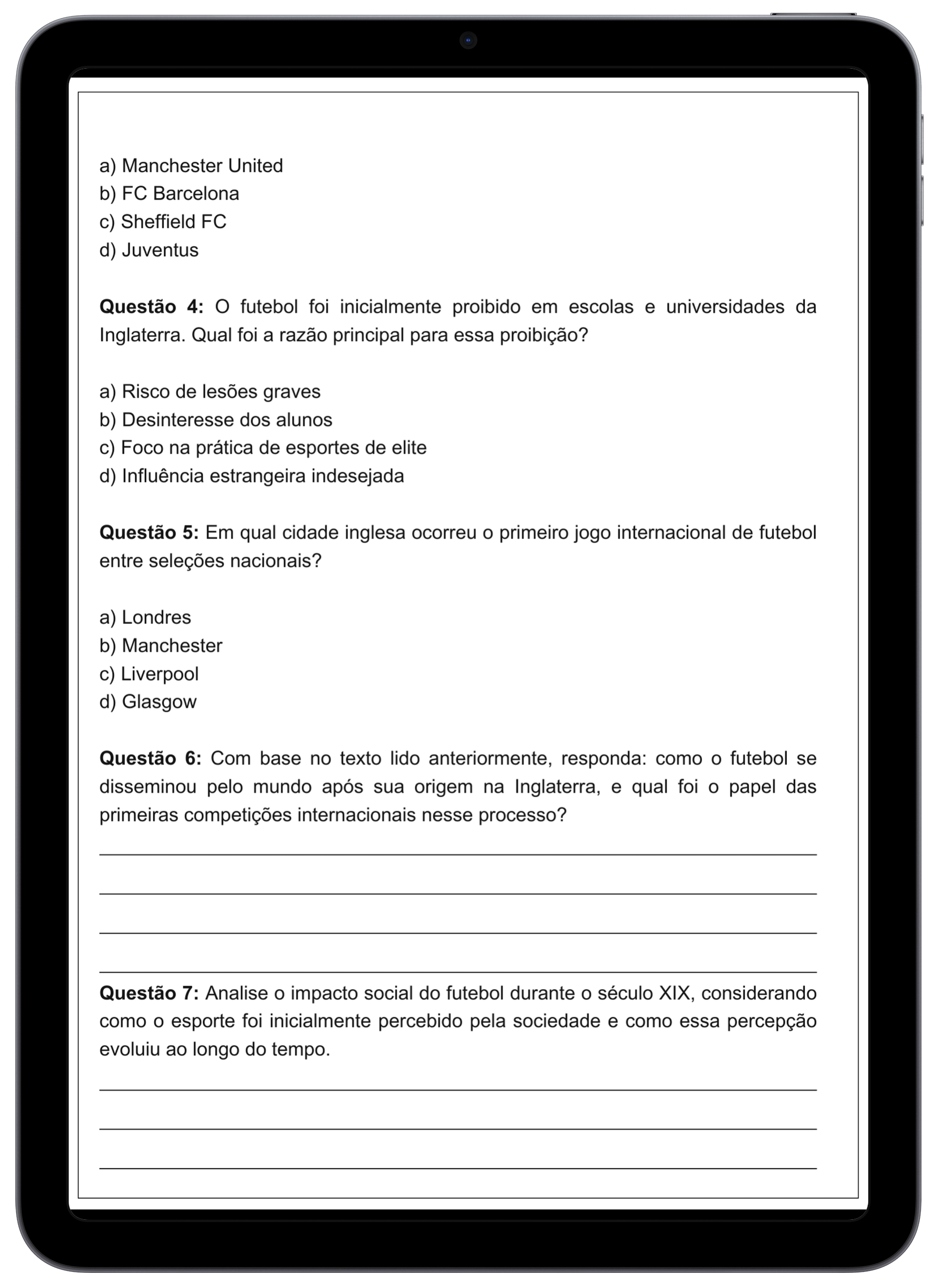 Atividade Ensino Médio