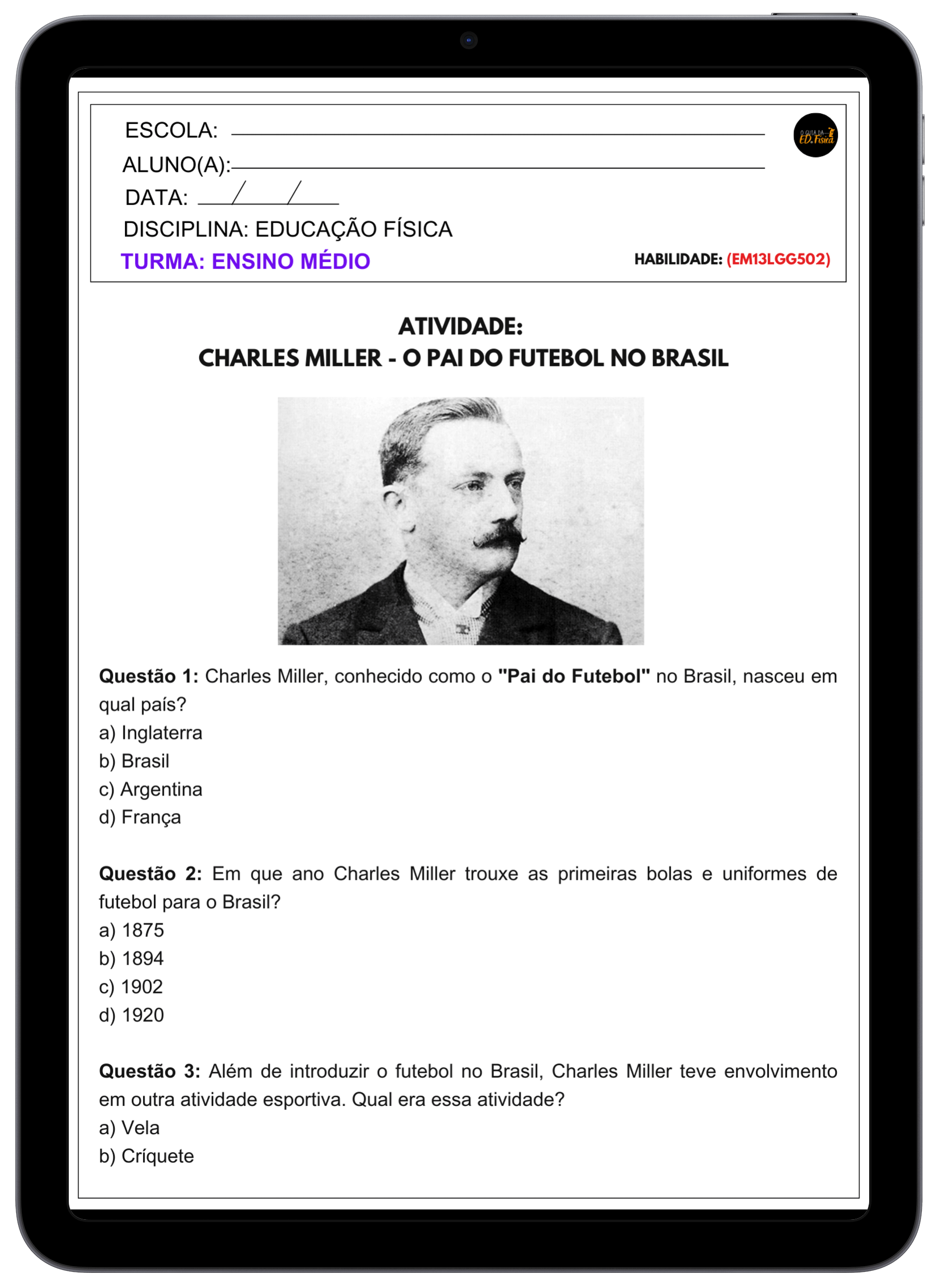 Atividade Ensino Médio